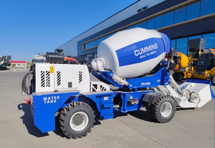 4 CUBIC METER SELF LOADING CONCRETE MIXER